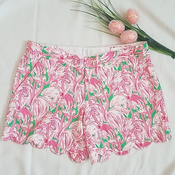 Lilly Pulitzer Pants - Pink Lilly Pulitzer Buttercup Shorts Flamingo